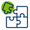 Illustration of a globe and puzzle pieces symbolizing sustainability and teamwork in solving global challenges.